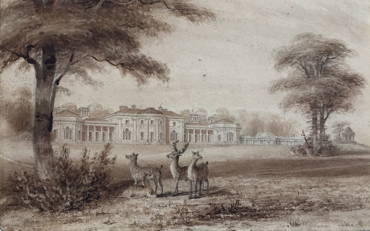 Heaton House, Lancashire : View of the South Front, engr.1832